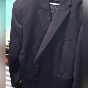 Men’s Ralph Lauren Navy Blue size 54 suit coat
